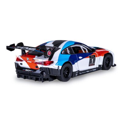 BMW M4 GT3 Diecast 1:32 weiß inkl. Knopfzellen