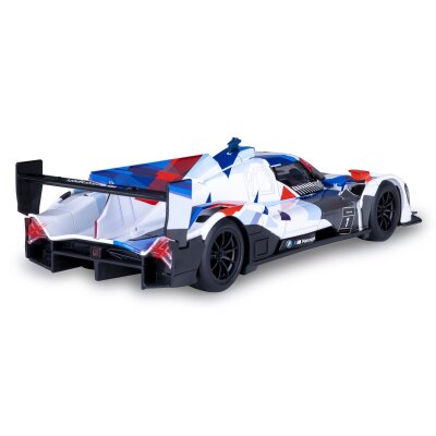 BMW M Hybrid V8 Diecast 1:24 blau inkl. Knopfzellen