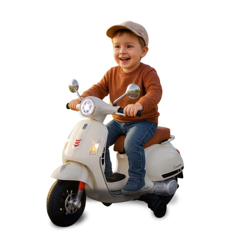 Ride-on Vespa GTS 125 weiss Li-Power 12.6