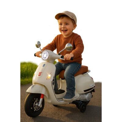 Ride-on Vespa GTS 125 weiss Li-Power 12.6