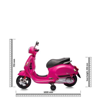 Ride-on Vespa GTS 125 pink Li-Power 12.6