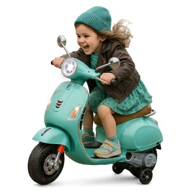 Ride-on Vespa GTS 125 mintgrün Li-Power 12.6