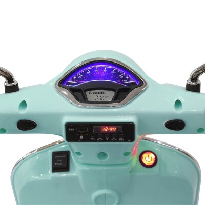 Ride-on Vespa GTS 125 mintgrün Li-Power 12.6