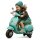 Ride-on Vespa GTS 125 mintgrün Li-Power 12.6