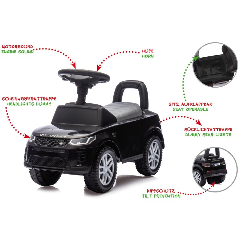Rutscher Land Rover Discovery schwarz 2in1