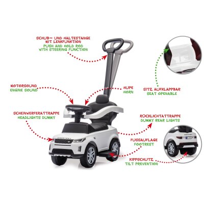 Rutscher Land Rover Discovery weiß 3in1