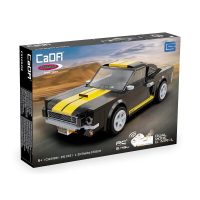 CaDA Shelby GT350 H 1:20 schwarz 2,4GHz Bricks