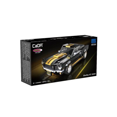 CaDA Shelby GT 350 H 1:24 schwarz Bricks