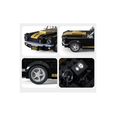 CaDA Shelby GT 350 H 1:24 schwarz Bricks