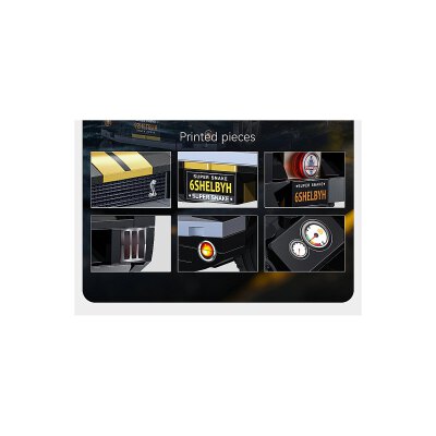 CaDA Shelby GT 350 H 1:24 schwarz Bricks