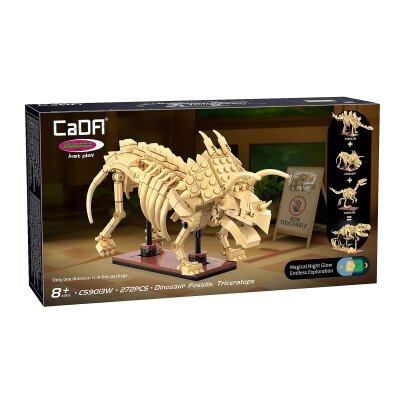 CaDA Dinosaurier Fossil Triceratops Bricks