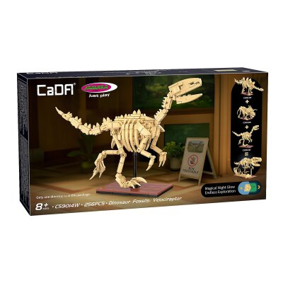 CaDA Dinosaurier Fossil Velociraptor Bricks