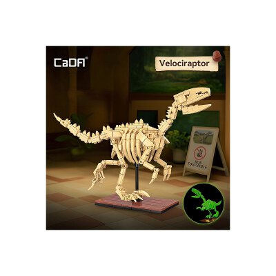 CaDA Dinosaurier Fossil Velociraptor Bricks