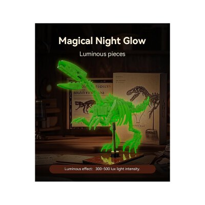 CaDA Dinosaurier Fossil Velociraptor Bricks