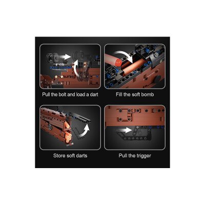 CaDA Karabiner 98K braun Bricks