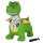Hüpftier Dino mit Flügel HoppyDoo grün mit Pumpe
