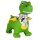 Hüpftier Dino mit Flügel HoppyDoo grün mit Pumpe