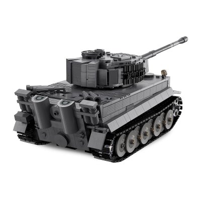 CaDA Panzer Tiger 1:35 grau 2,4GHz Bricks