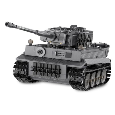 CaDA Panzer Tiger 1:35 grau 2,4GHz Bricks