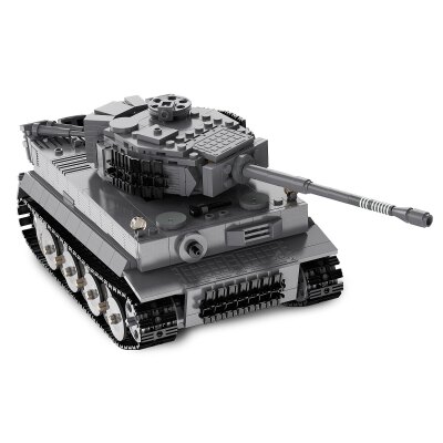 CaDA Panzer Tiger 1:35 grau 2,4GHz Bricks