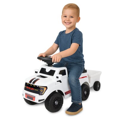 Rutscher Shelby Ford F-150 Raptor mit Anhänger weiß