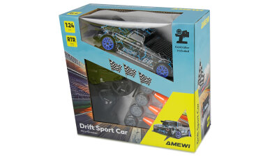 Drift Sport Car Mini-Breaker 4WD 1:24 RTR blau
