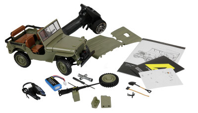 Jeep Willys MB Scale Crawler 4WD 1:14 RTR grün