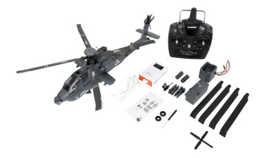 Apache AH-64D CP Helikopter 6G/3D RTF grau